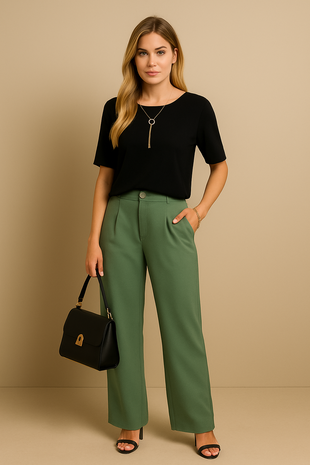 CAMISA ESSENTIAL BLACK MANGA LONGA