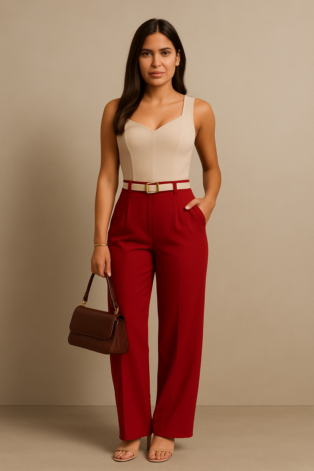CONJUNTO ALFAIATARIA CHERRY