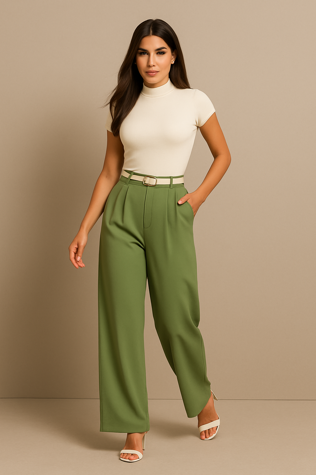 CALÇA ALFAIATARIA OLIVA