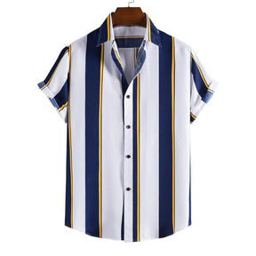 Camisa Masculina Listrada Ocean