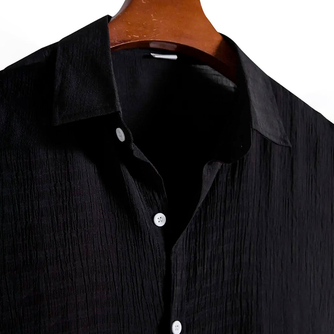 Camisa Masculina Basica Black