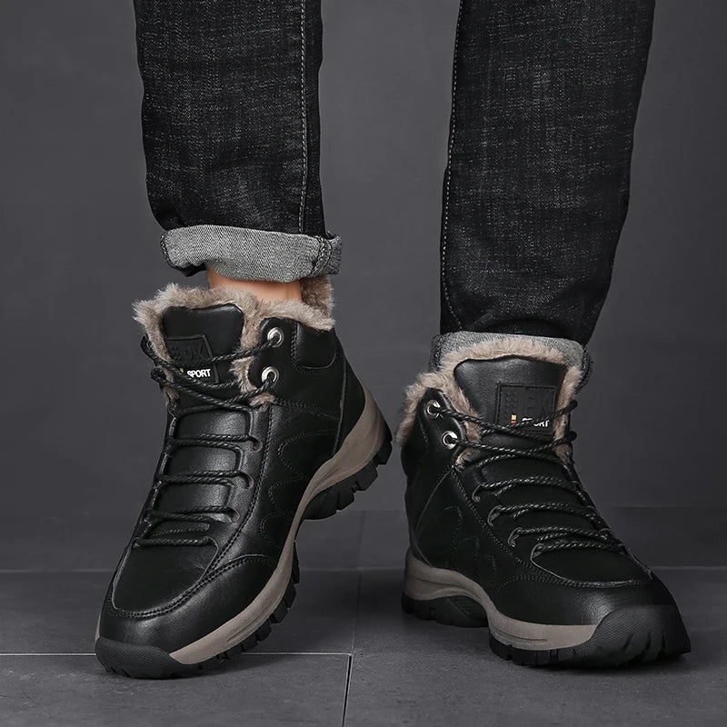 Bota de Couro Inverno Forrada Emporio Man