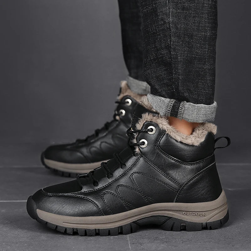 Bota de Couro Inverno Forrada Emporio Man