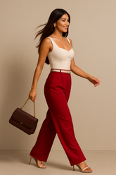CONJUNTO ALFAIATARIA CHERRY