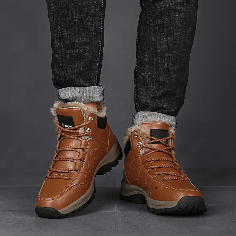 Bota de Couro Inverno Forrada Emporio Man